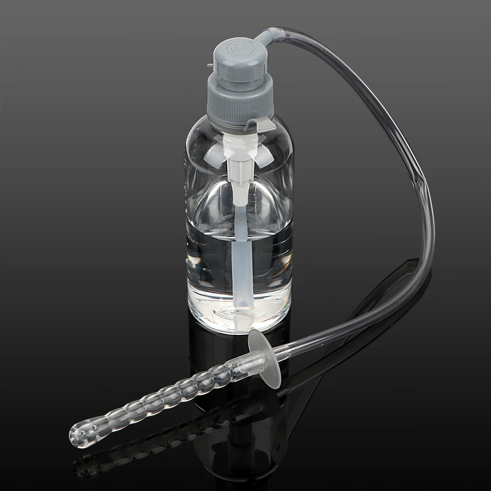 300ML Bottle Pump Douche Anal Cleaner Vagina Cleaning Sex Toys for Women Men Adult Enema Sprayer Erotic Machine Couple Tool Shop