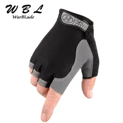 WARBLADE Non-Slip Guanti Senza Dita Delle Donne Degli Uomini di Mezza Barretta Con Gel Imbottito Lycra Lavoro Fuori Mittens Guanti Mujer 2018 hot