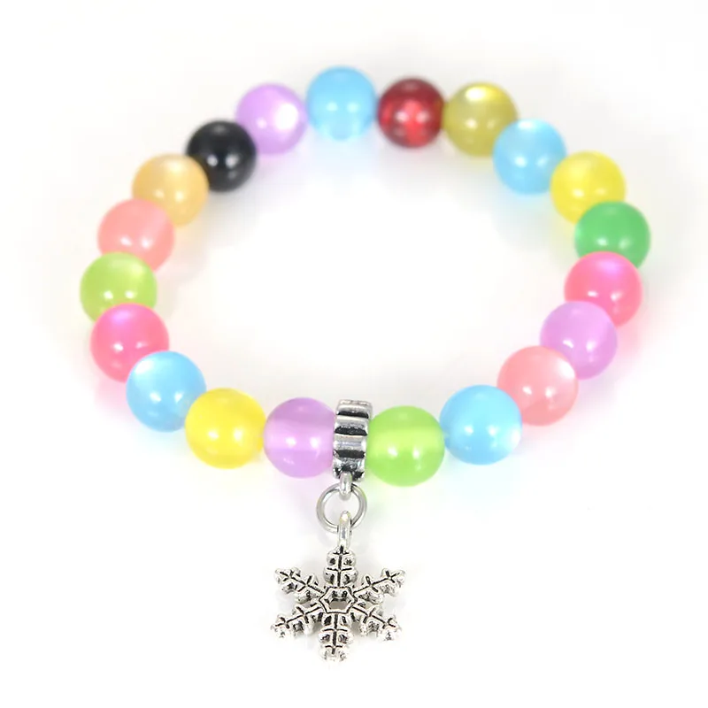 Immitation cat Beads Metal Charm Lampwork Beads Bracelet For Women Bracelets Bangles Party Gift