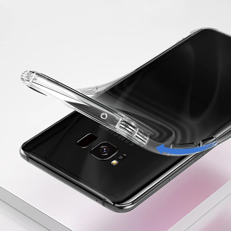 Clear Transparent Soft TPU Case For Samsung Galaxy Note 9 8 S9 S8 Plus S7 Edge J2 Prime J5 Pro J7 2017 A6 A8 2018 Silicone Cover
