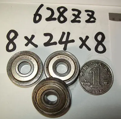 

5pcs 628-2Z ZZ Bearings Deep Groove Ball Bearing 8 x 24 x 8mm
