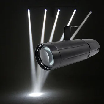 5W לבן Led Pinspot אור לשטוף צר קרן Pinspot תאורה הר זרקור מקרן עבור KTV ריקוד רצפת חגיגת המפלגה
