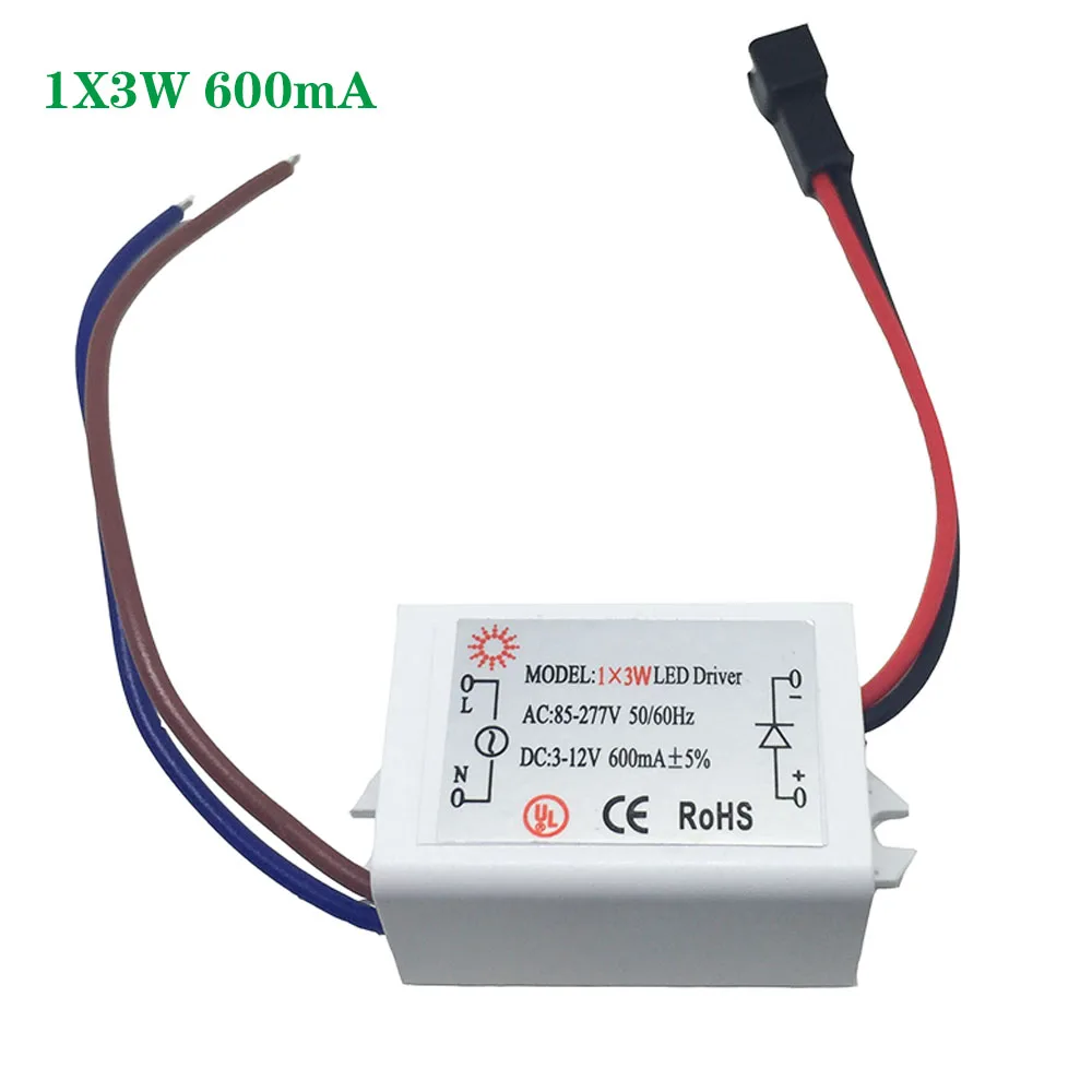 BSOD Led Driver 12V 3W 300mA 600mA Transformer InputAC85-277V Output DC3-12V Power Supply Constant Current Adapter for Ceilling