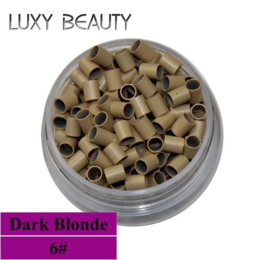 Long Hair Micro Rings Beads Links 250pcs 31*27*40 For Cold Fusion Hair Extensions Tip Hair Tools Dreadlock Accessories 9 Colors