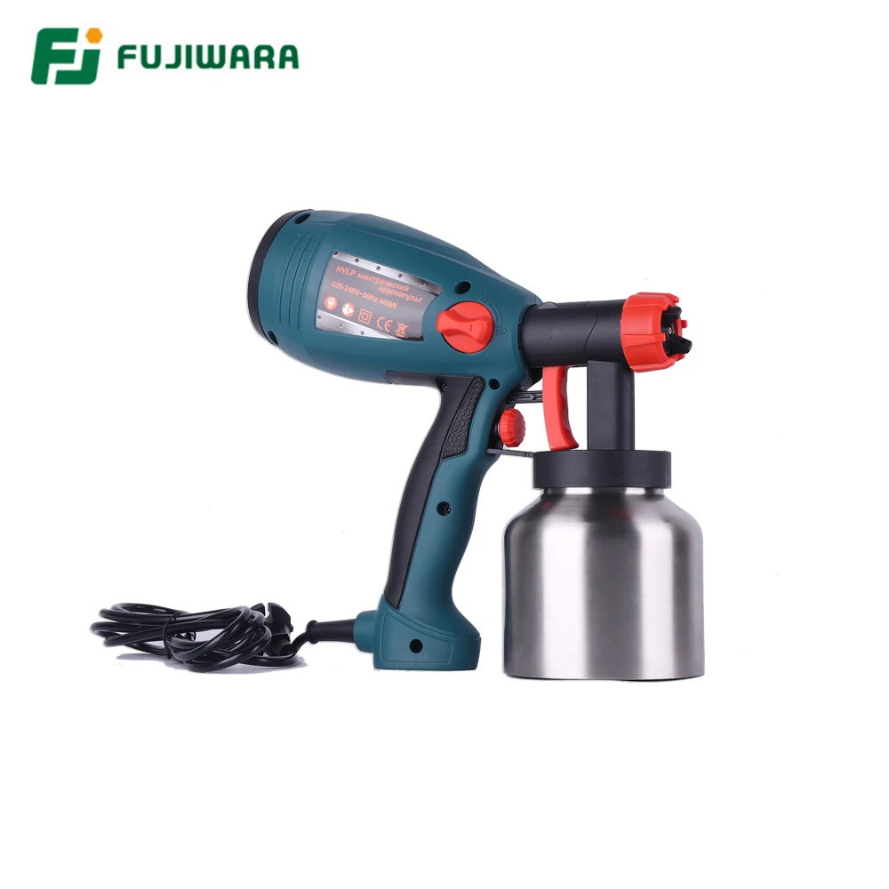 FUJIWARA 400W Electric Disinfection Water Spray Gun Latex Paint Airbrush Paint Paint Painting Tools High Atomization 1.8mm/2.5mm