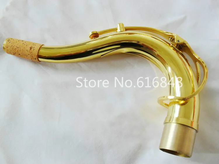 

Saxophone Bend Neck For Tenor Saxophone Brass Material Gold Lacquer Sax Connector Musical Instrument Accessories 27.5mm 28mm