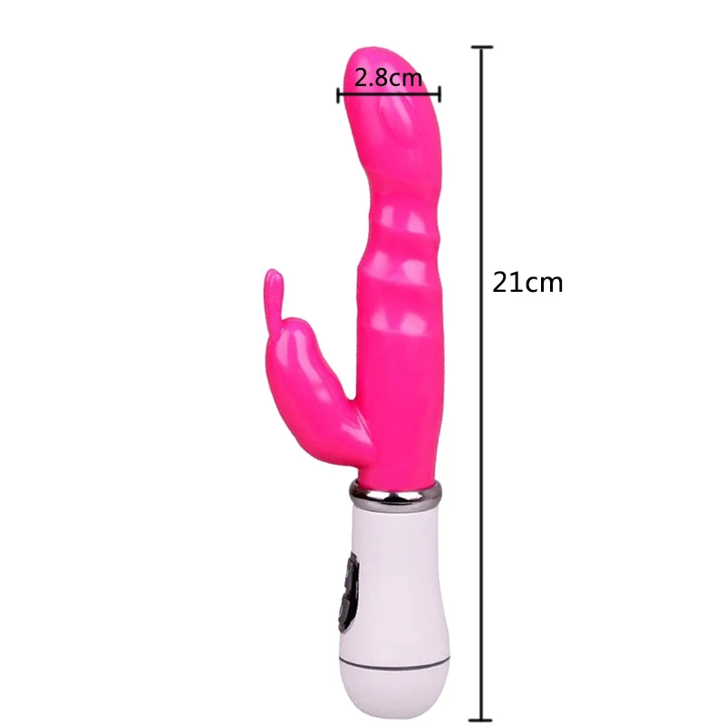 Black Wolf Vibrator Waterproof sex toy Double Rod Masturbation rabbit vibrator utensils Adult Sex product Vibrator For Women