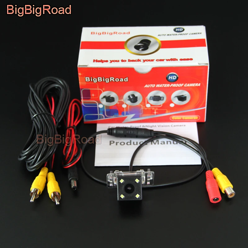 BigBigRoad Car Rear View Reverse Backup Camera For Toyota Camry 2002 2003 2004 2006 2007 2008 Night Vision CCD Parking Camera