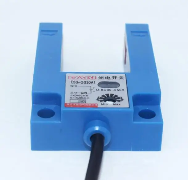 

Бесплатная доставка 100% Новый E3S-GS30A1 A2 U-образный слот Инфракрасный фотоэлектрический выключатель AC двухпроводной 220 В индукционный датчик 30 мм