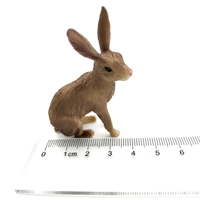 Simulation mini Rabbit Animal model figure hare figurine home decor miniature fairy garden decoration accessories modern statue