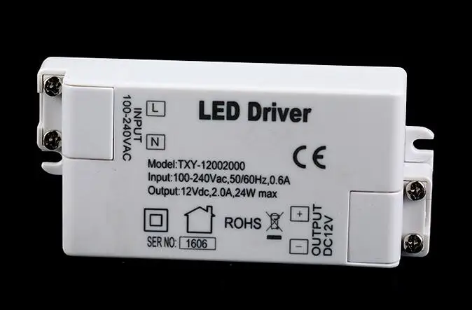 new 10 pieces AC 100-240V to DC 12V SMD LED Driver Power Transformer for MR11/G4/MR16/GU5.3 Light Bulbs 24W