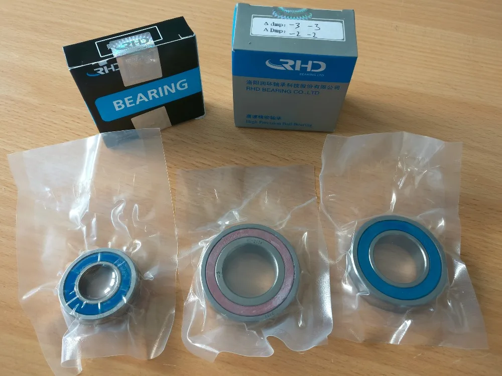 good 7000 7001 7002 7003 7005 bearing H7002C 2RZ P4 DT DB 15X32X9 Sealed Angular Contact Bearings Speed Spindle Bearings CNC