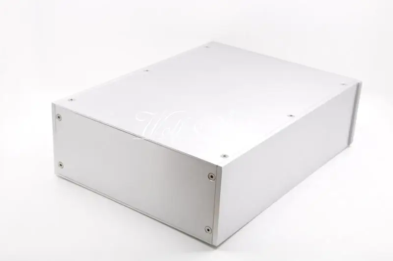 Cello 2309 Kosong Perak Aluminium Penuh Amplifier Kandang Preamp Chassis PSU Case