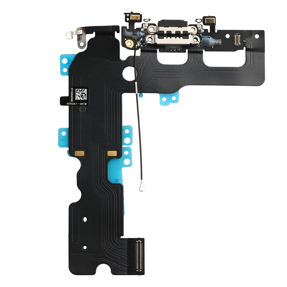 For iPhone 7 7 Plus Charging Port Dock Connector Flex Cable + Microphone + Cellular Antenna Replacement Part