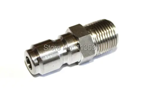 

4000PSI G3/8" Stainless Steel Quick Release Connector, Male Plug