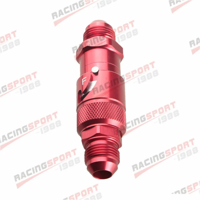 AN 8 -8AN 8AN Aluminum Quick Release Fittings Fuel Adaptor Adapter Red