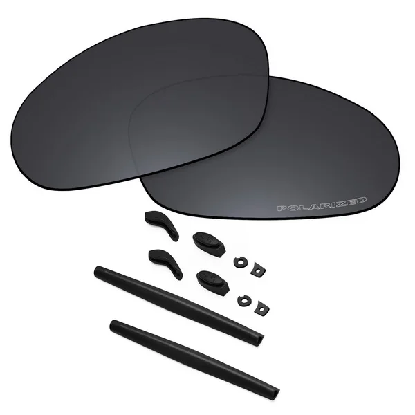 OOWLIT Anti-Sea Water Replacement Lenses&Rubber Kit for-Oakley Juliet Etched Polarized Sunglasses