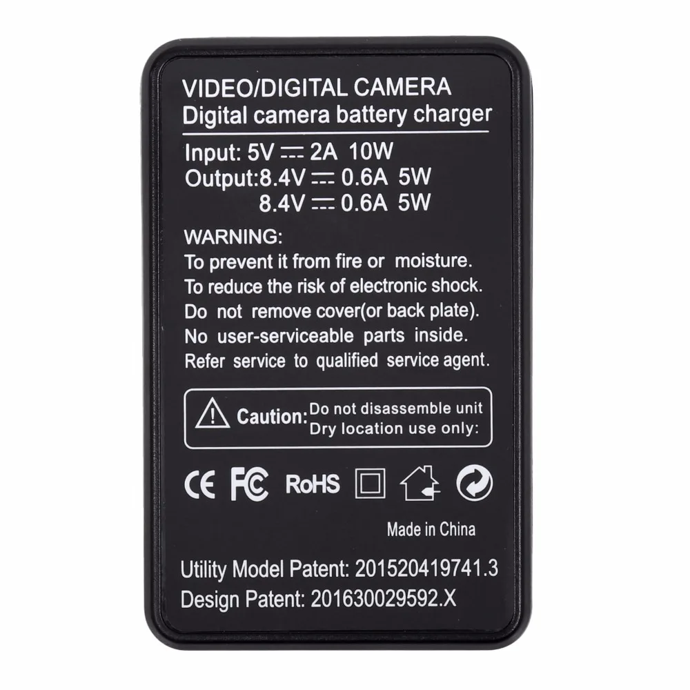 Pour Nikon EN-EL14 EN EL14 ENEL14 LCD USB touristes Chargeur pour Nikon D5300 D5200 D5100 D3100 D3200 D3300 P7100 P7000 P7700 Caméra