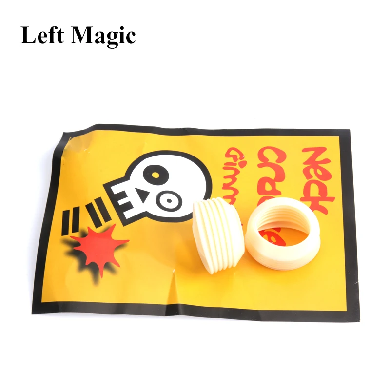 Comedy Clown Bone Cracker Magic Tricks 2 Pcs Illusion Joke Prank Toy Halloween Close-Up Street Magic Prop Magician Fun Sound