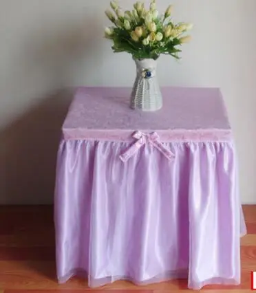 country style table skirt lady tablecloth dustproof table cloth cabinet table cover