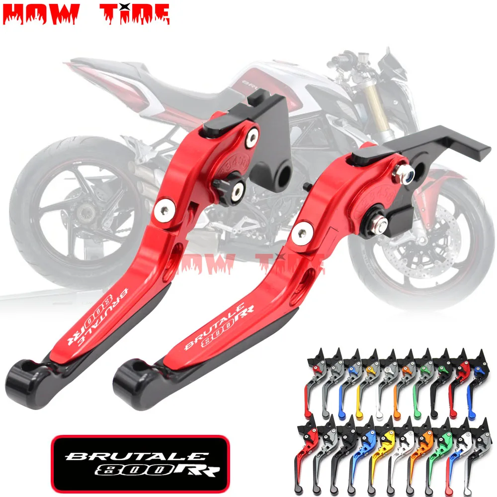 

Motorcycle Folding Extendable CNC Moto Adjustable Clutch Brake Levers For MV Agusta Brutale 800 RR 800RR 2014-2015