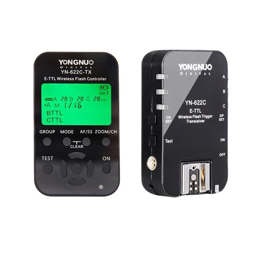 Yongnuo YN-622C + YN-622C-TX KIT Wireless TTL HSS Flash Trigger for Canon Yongnuo Speedlite