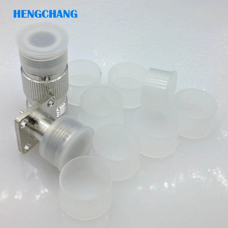 N Type  Connector Dust Cap Protection Cover L16 N Connector Cap For N Type Female Connector Transparent Plastic 50Pcs/Lot