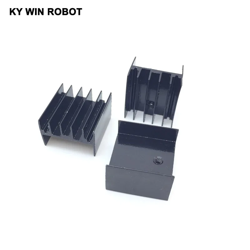 10 pcs  Aluminium TO-220 Heatsink TO 220 Heat Sink Transistor Radiator TO220 Cooler Cooling  25*23*16MM