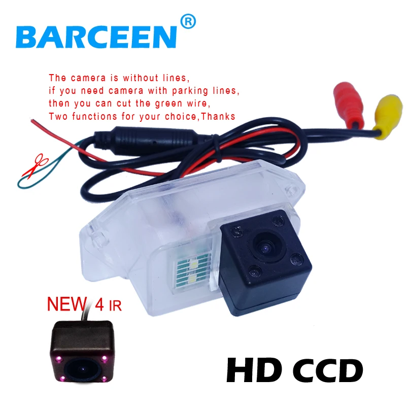 HD CCD Wire Waterproof Car Rear View Backup Camera FIT FOR MITSUBISHI lancer Waterproof IP69K + Wide Angle 170 Degrees