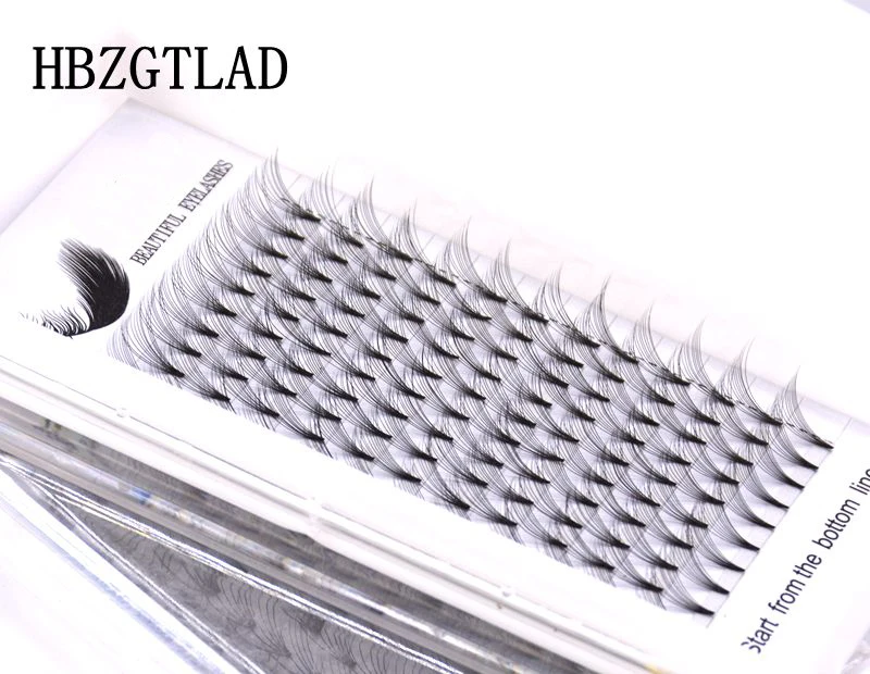 NEW 6D/7D/8D/9D/10D Russian Volume Eyelashes Extension Short Stem Pre made Fans C/D curl Mink Lash Eyelash Individual Extensions