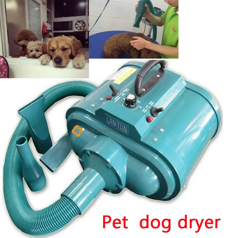 1pc  Double Motors 500W-3600W 220V Innovative Superpower Grooming Pet Dog Hair Dryer LT1090D-H