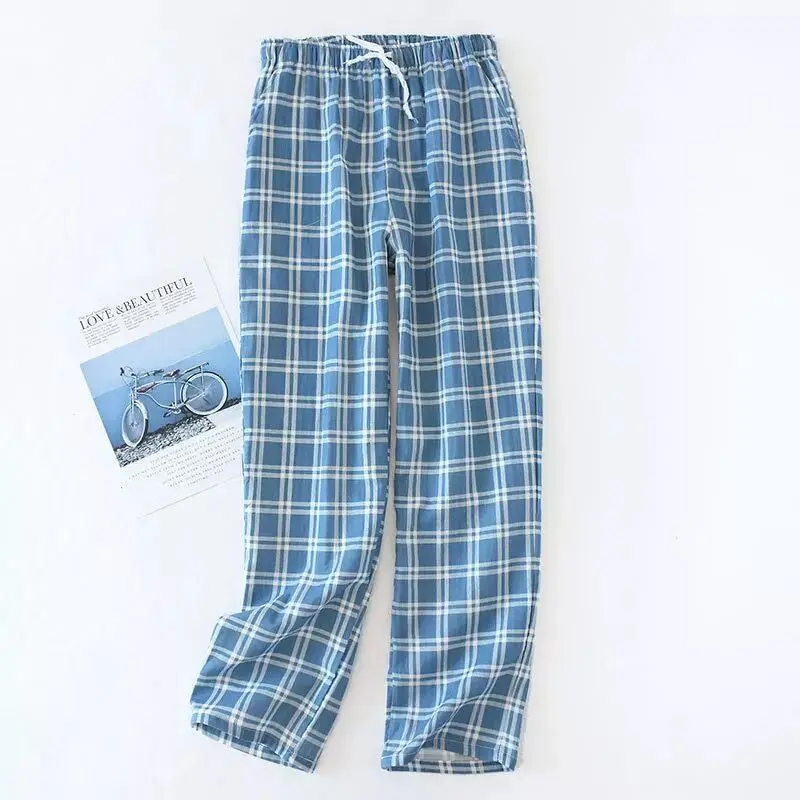 Cheap Cotton Summer Mens Sleep Bottoms Pajamas Shorts Sleepwear Pants Pajamas Male Men At-home Sleep Shorts Men Sleeping Shorts