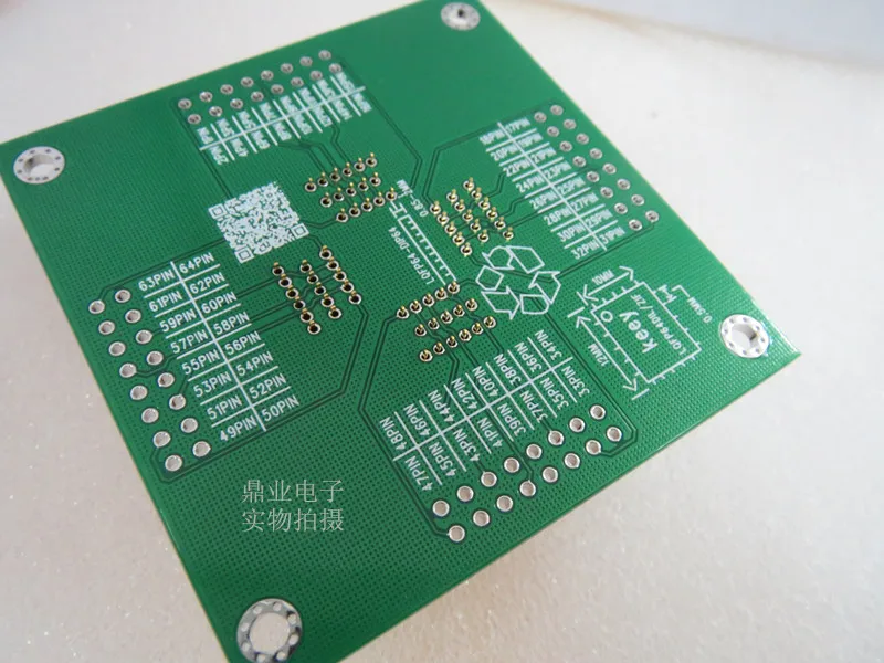 IC51-0644-807 lqfp64 qfp64 espaçamento 0.5mm yamaichi ic queima assento adaptador teste banco de teste de soquete em estoque