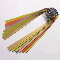 6pcs Slingshot Hunting Powerful Flat Rubber Band 0.45-1.4 mm High Elasticity Outdoor Catapult Shooting Accessories