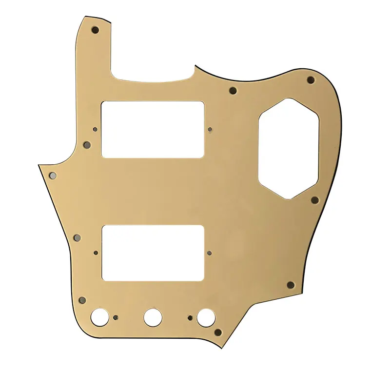 Pleroo Custom Guitar Parts Scratch Plate - For US Jaguar Guitar Pickguard With Paf Humbuckers Scratch Plate