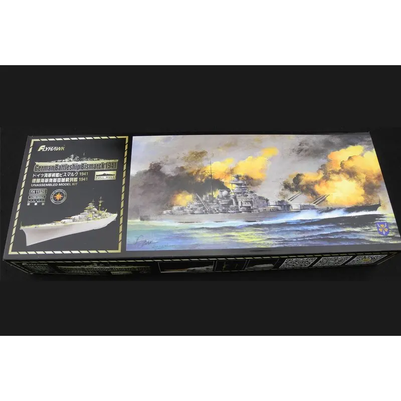 

Flyhawk FH1132S 1/700 German Battleship Bismarck 1941 [Deluxe Edition] - Scale Model Kit