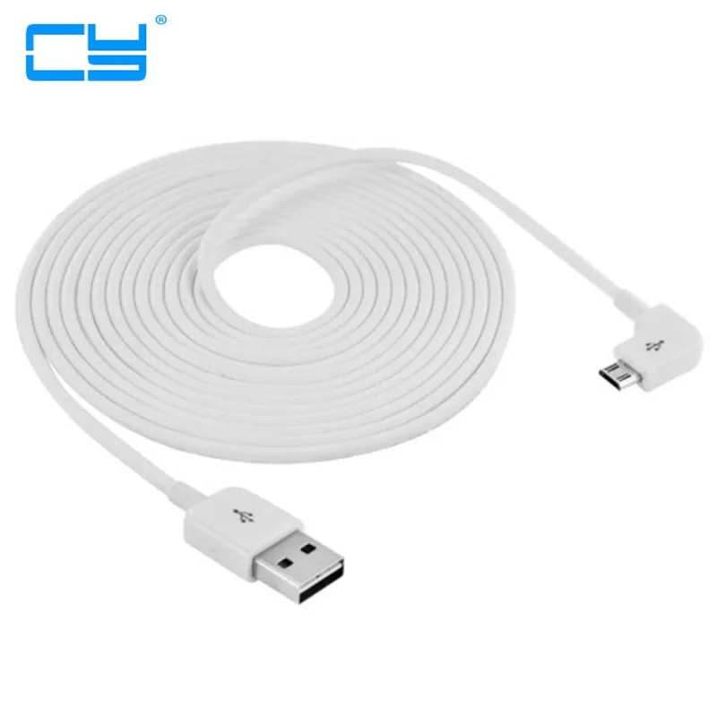 كابل شحن USB قابل للانعكاس إلى 90 درجة ، كابل بيانات مزامنة 3 متر ، لهاتف lg samsung galaxy