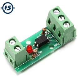 Optocoupler Isolation Module Isolated Board PC817 EL817 12V 1 Channel No Din Rail Holder PLC Processors 80KHz