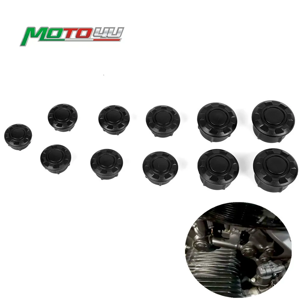 Motorcycle Frame Hole Cover Caps Plug Decor Set Motorbike Accessories For For Bmw R NINE T R Ninet R9t 2014 2015 2016 2017 2018