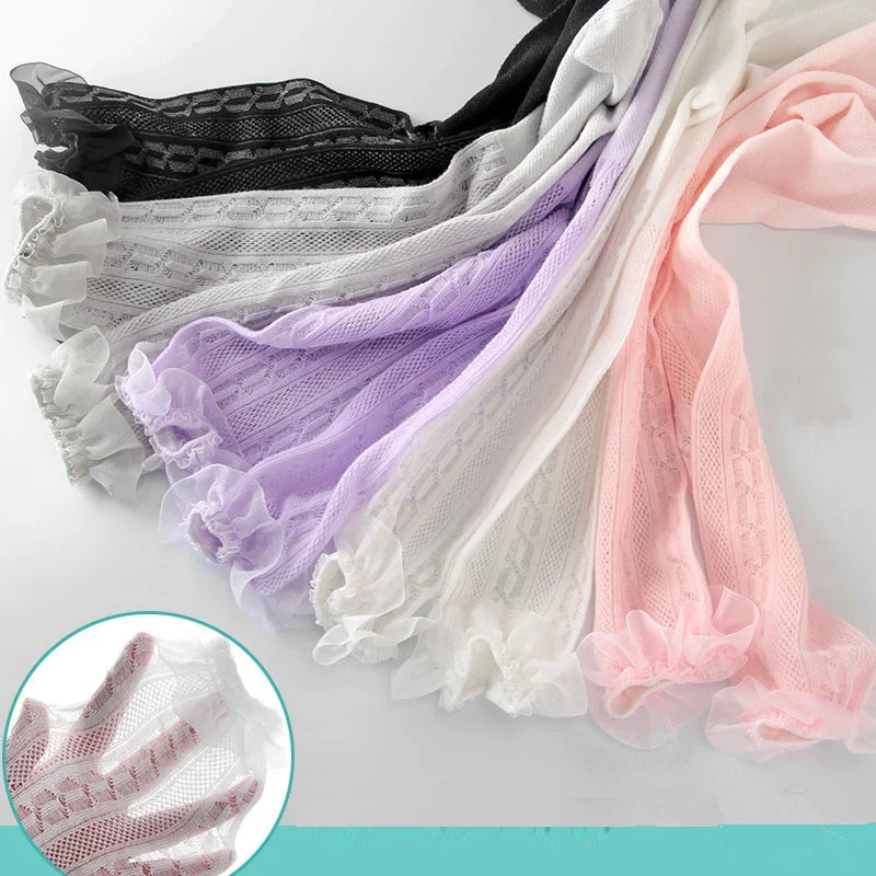 Baby Girl Leggings Pants Sweet Lace Princess Infant Baby Kids Pants Thin Comfortable Breathbale Pantyhose Trousers Girls Clothes