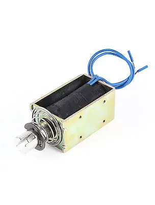 JF-1564B DC 6V 12V 24V 500mA 10mm Stroke 55N Push Type Open Frame Solenoid Electromagnet XWJ