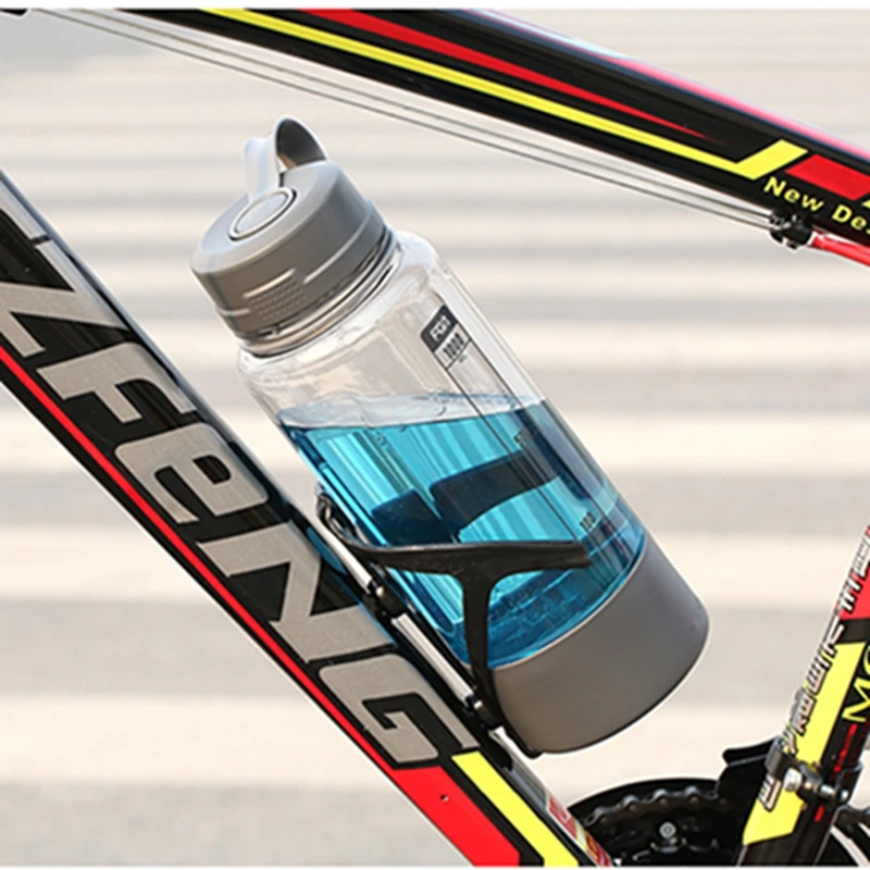 Outdoor Sports Bike Water Bottle 1000ml Capacity Plastic Bottle With Tea Infuser Fitness Leak-proof Bicycle Water Bottle