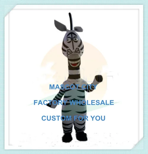 

zebra Mascot Costume Adult Size Zebra Mascotte Mascota Fancy Dress Fit SW1204