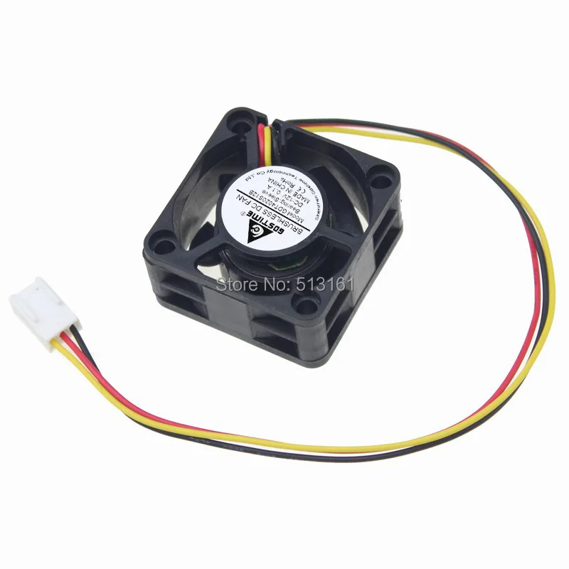 10 teile/los Gdstime Axial 40x40x20mm 4cm 4020 Bürstenlosen DC Kühlung 3Pin 12V 40mm Fan