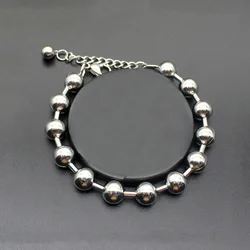 6mm 8mm 10mm Stainless Steel Bracelets For Men Women Beads Bracelet & Bangles Fashion Little Accessories For Lover's Pulseiras