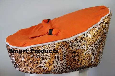 orange baby bean bag/ baby bed bag/ baby sleeping bag - promotion price children safe harness bean bag chairs