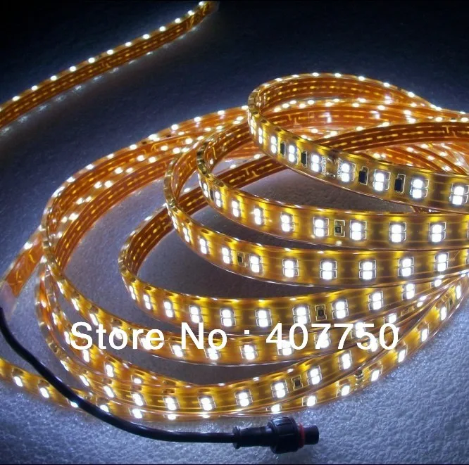 

high voltage SMD 3528 140led per metre 7W waterproof ip65 led strip 5meter/Lot used for decoration lighting