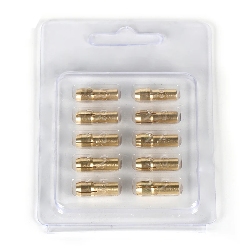 6-10PCS Electric Grinding Accessories Mini Drill Brass Collet Chuck For Dremel Rotary Tool Including Engraving Pen Copper Core