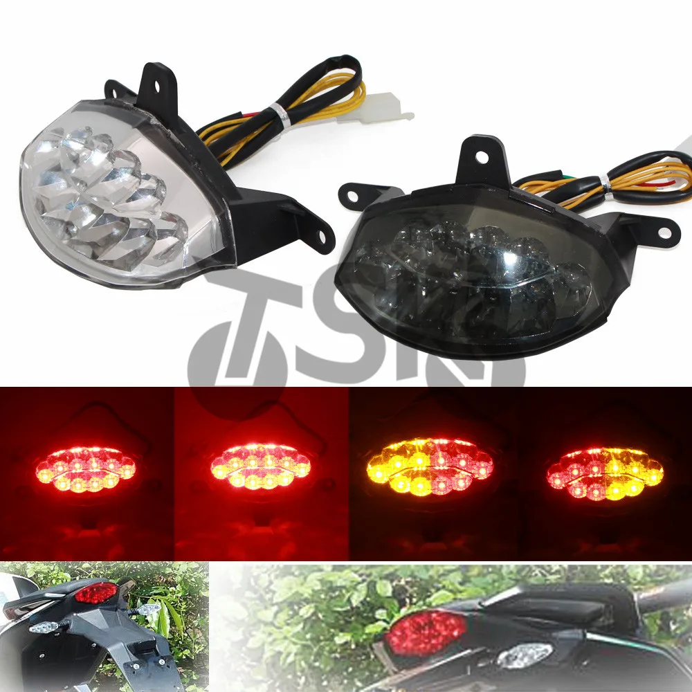 Untuk 125 200 390 DUKE 2012 2013 2014 2015 aksesoris Motorcycler LED terintegrasi lampu belakang sein lampu sein