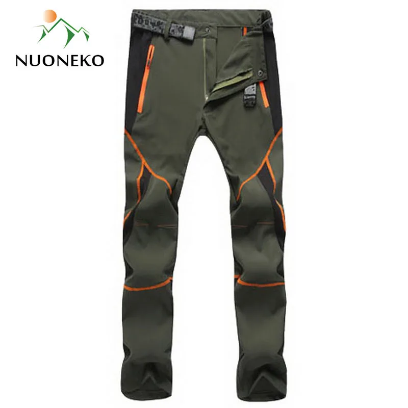 NUONEKO New Women Hiking Pants Thin Quick Dry Sports Breathable Outdoor Summer Mountain Climbing Trekking Cycling Pants PN17